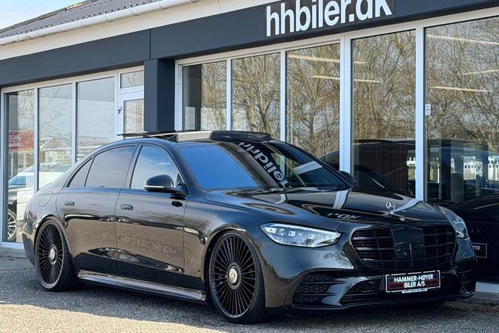 Sort Mercedes S580 e fra 2022