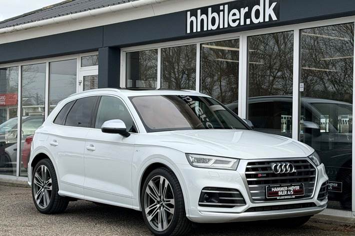 Hvid Audi SQ5 fra 2018