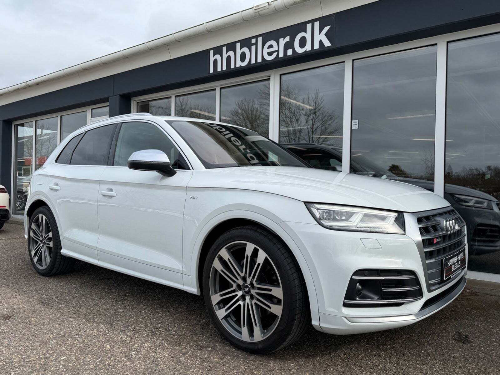 Hvid Audi SQ5 fra 2018