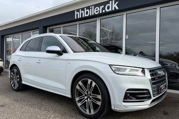 Hvid Audi SQ5 fra 2018