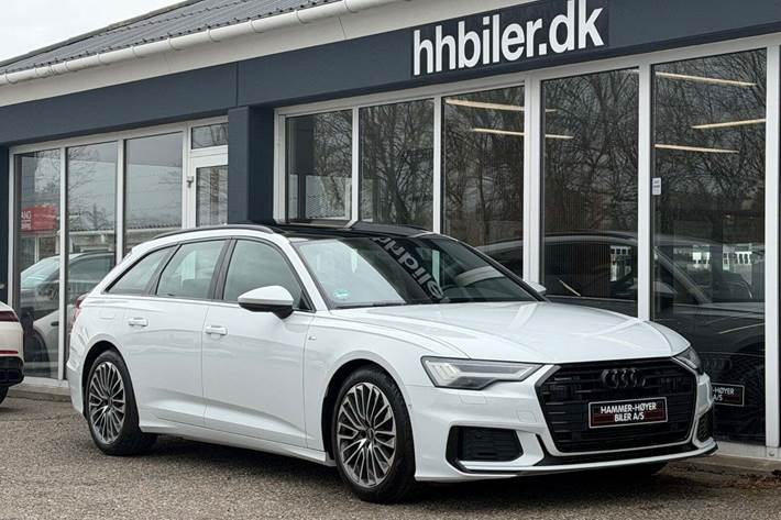 Hvid Audi A6 fra 2022