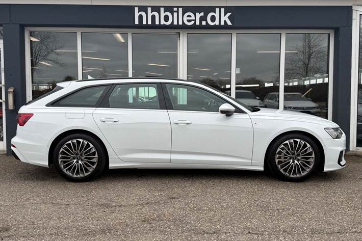Hvid Audi A6 fra 2022