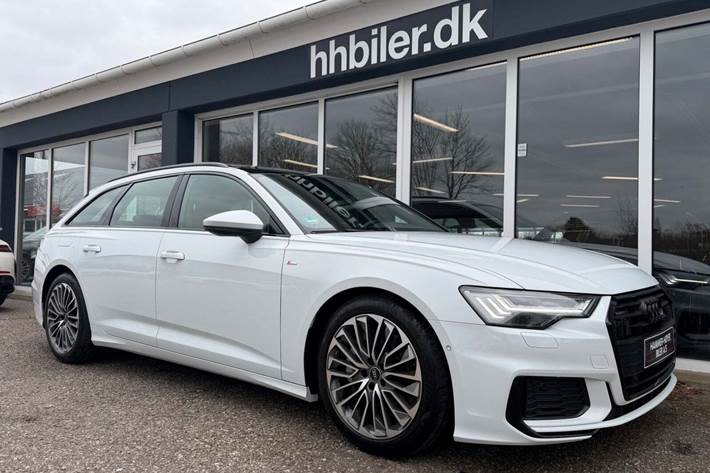 Hvid Audi A6 fra 2022