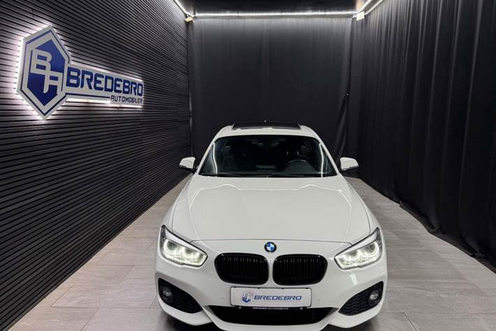 Hvid BMW 120d fra 2018