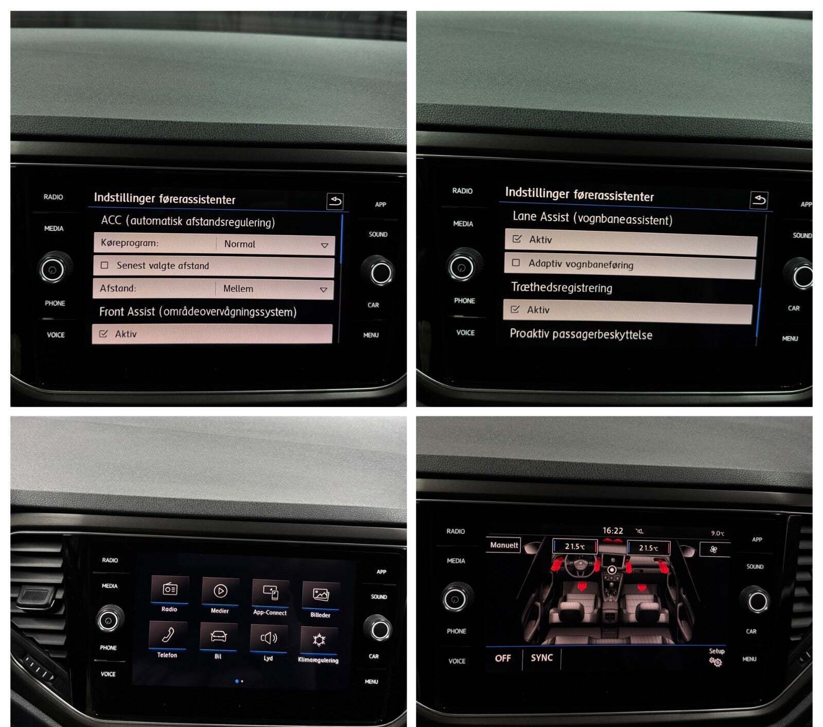 Gul VW T-Roc fra 2018