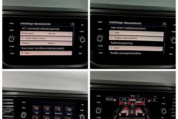 Gul VW T-Roc fra 2018