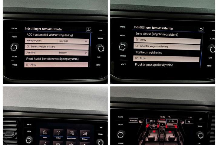 Gul VW T-Roc fra 2018