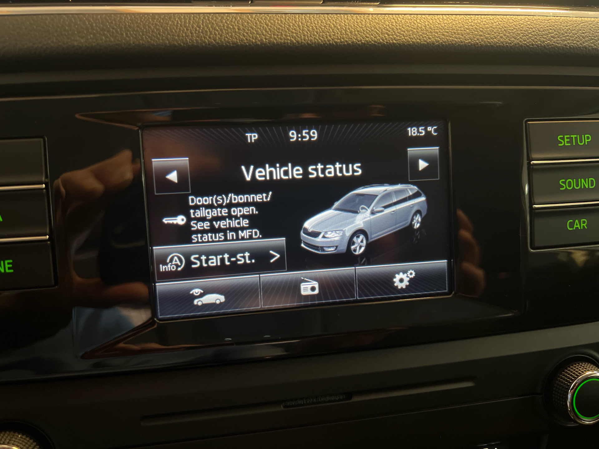 Sølv Skoda Octavia fra 2015