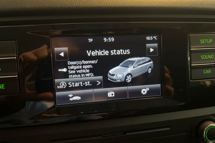 Sølv Skoda Octavia fra 2015