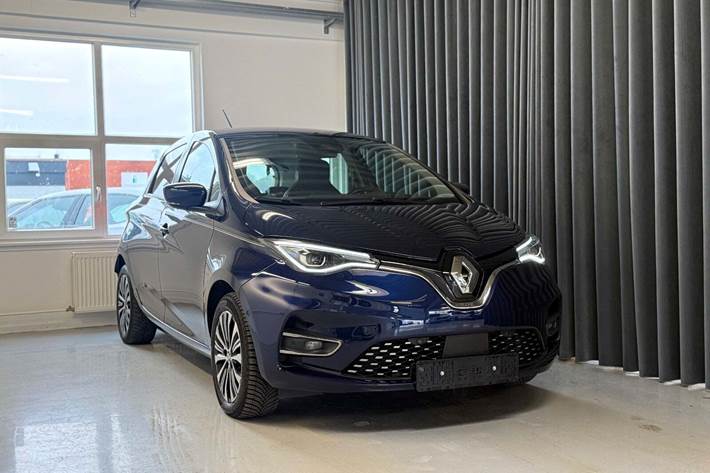 Blå Renault Zoe fra 2021