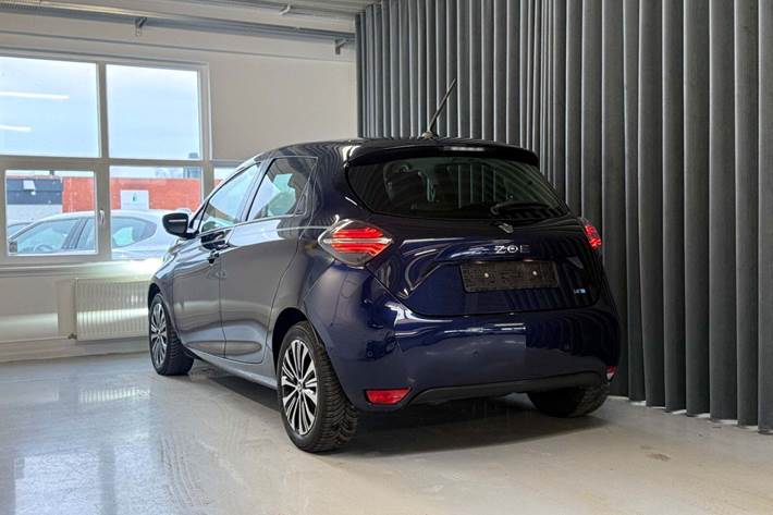 Blå Renault Zoe fra 2021