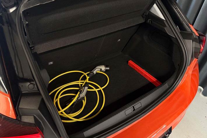 Orange Opel Corsa-e fra 2021