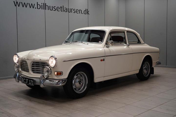 Hvid Volvo Amazon fra 1969 set udefra