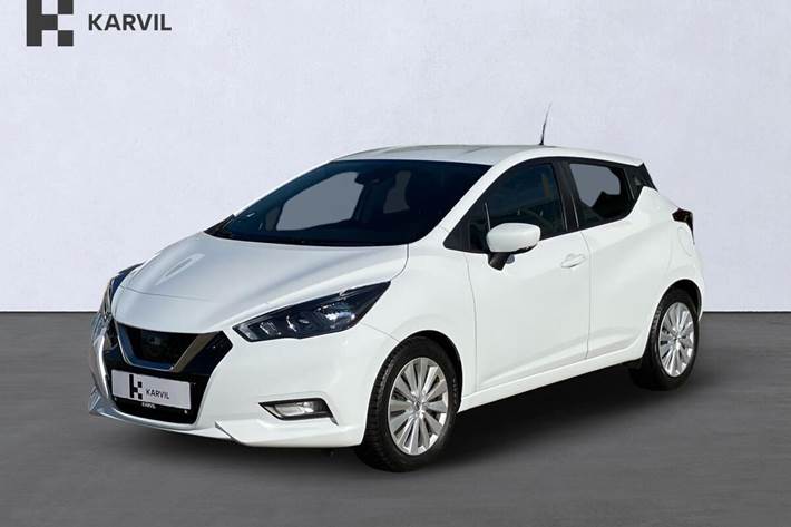 Hvid Nissan Micra fra 2021