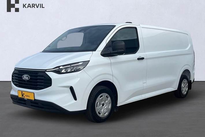 Hvid Ford Transit Custom 320L fra 2025