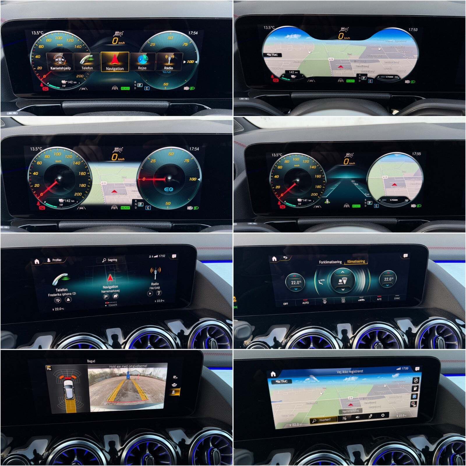 Hvid Mercedes EQA250 fra 2022