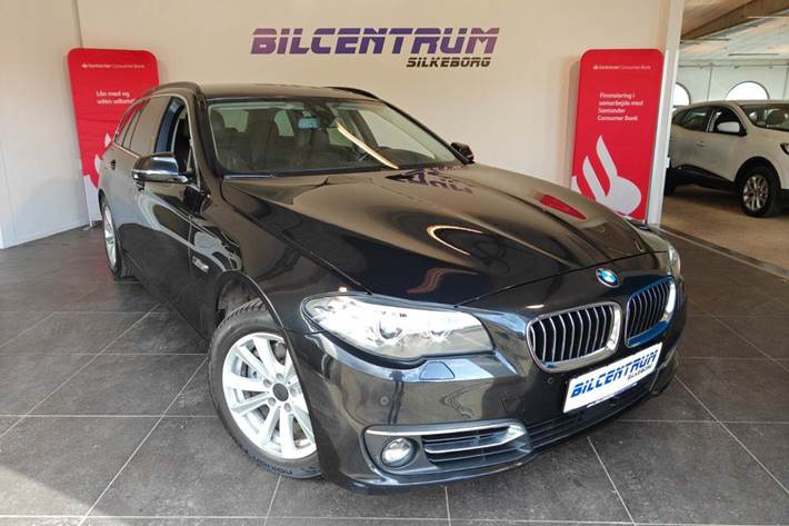 Sort BMW 520d fra 2016