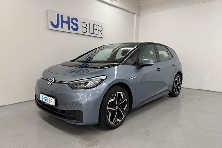 Blå VW ID.3 fra 2021