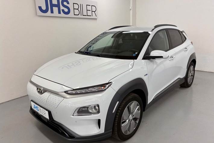 Hvid Hyundai Kona fra 2020