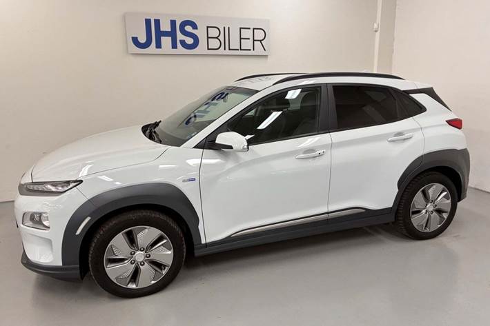 Hvid Hyundai Kona fra 2020