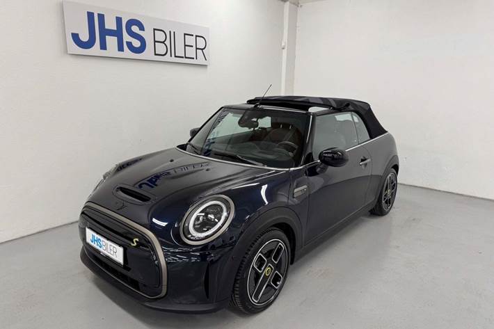 Blå Mini Cooper SE fra 2023