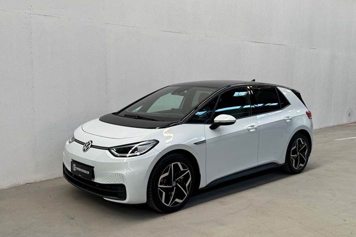 Hvid VW ID.3 fra 2021