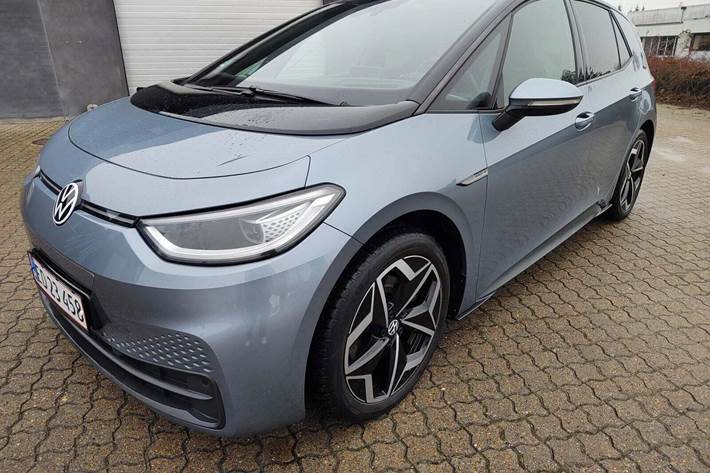 Blå VW ID.3 fra 2021