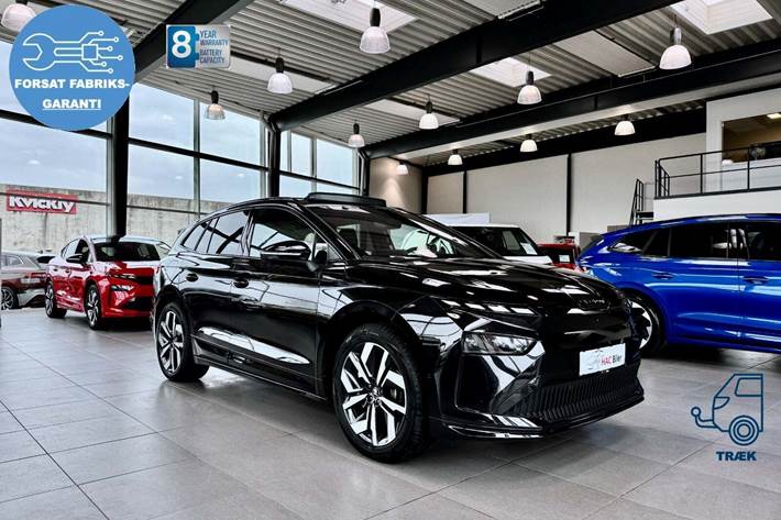 Sort Skoda Enyaq fra 2026