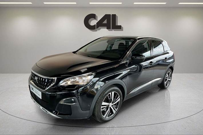 Sort Peugeot 3008 fra 2018 set udefra