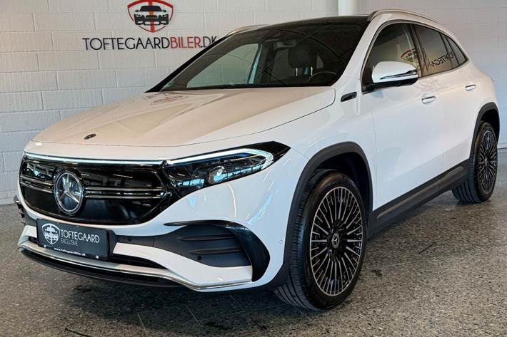 Hvid Mercedes EQA250 fra 2021