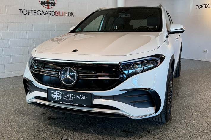 Hvid Mercedes EQA250 fra 2021