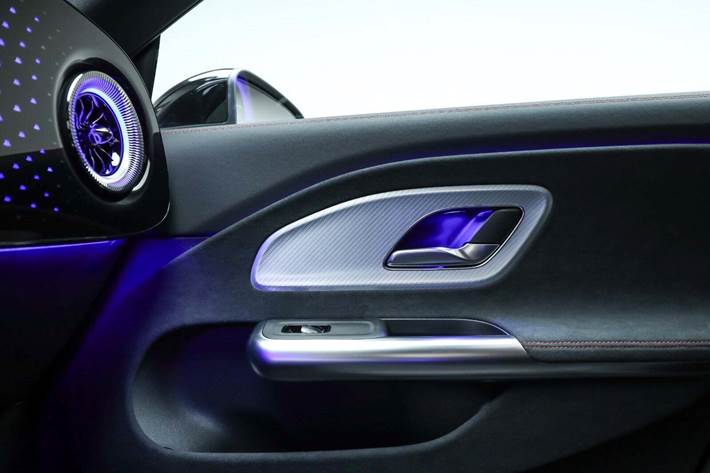 Sort Mercedes CLA250+ fra 2025