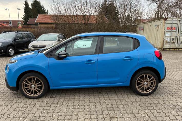 Blå Citroën C3 fra 2017