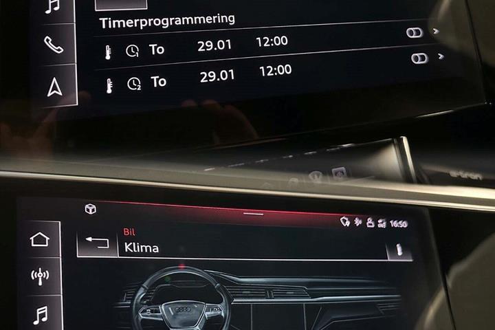 Sort Audi e-tron fra 2021