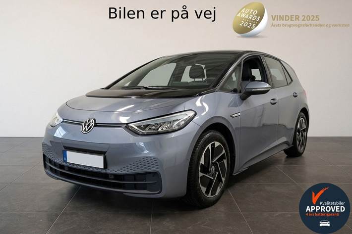 Grå VW ID.3 fra 2022