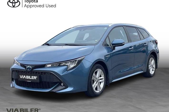 Blå Toyota Corolla fra 2021