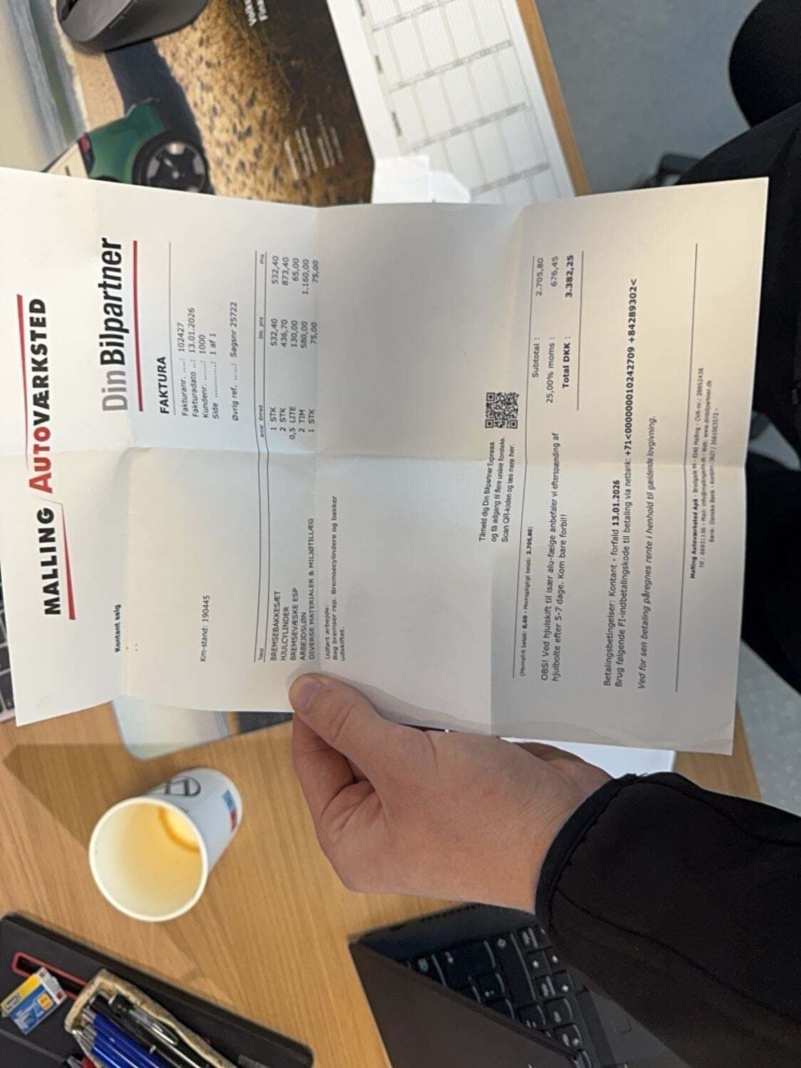 Sort Opel Corsa fra 2013