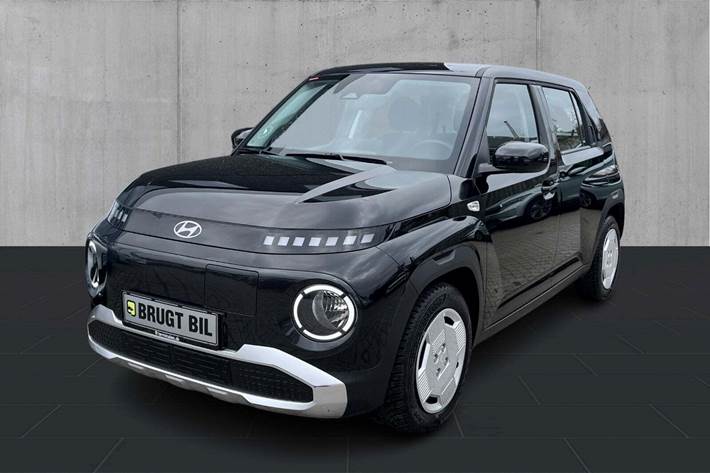 Sort Hyundai Inster fra 2025 set udefra