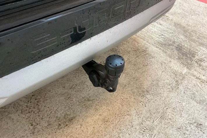 Blå Audi Q4 e-tron fra 2025