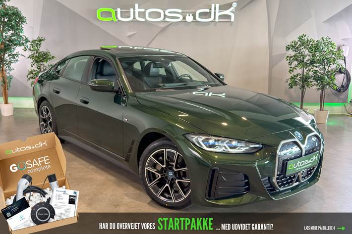 Grøn BMW i4 fra 2023