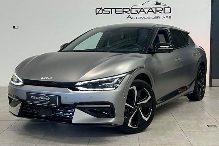 Grå Kia EV6 fra 2022