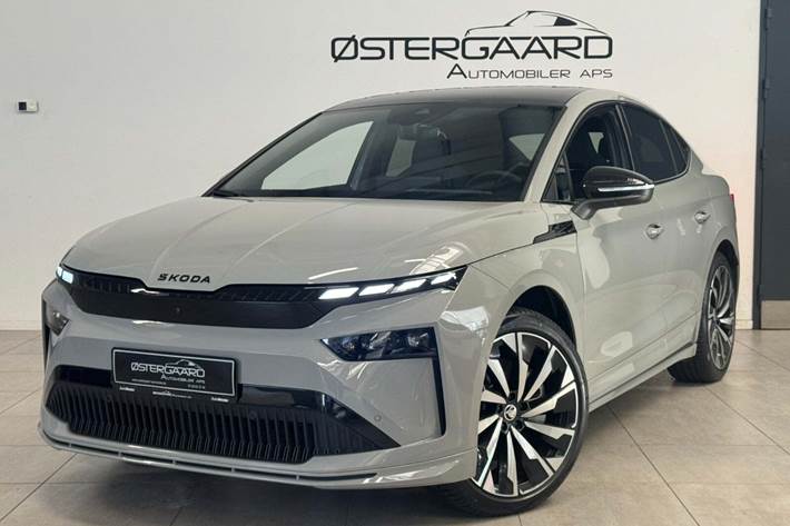 Grå Skoda Enyaq fra 2026