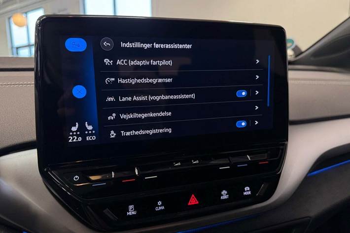 Blå VW ID.4 fra 2023