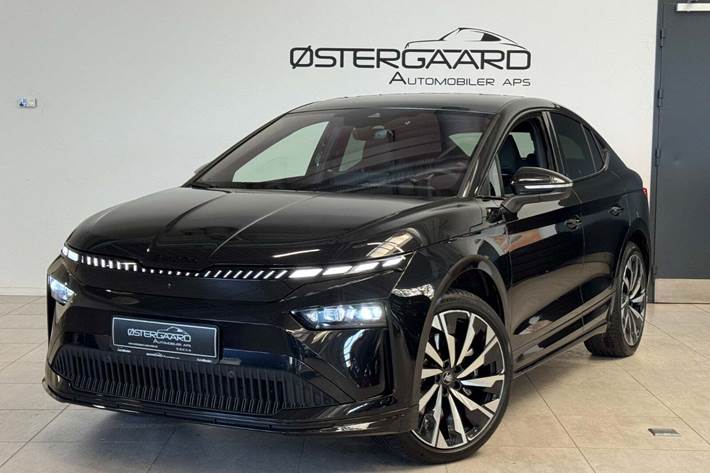 Sort Skoda Enyaq fra 2026