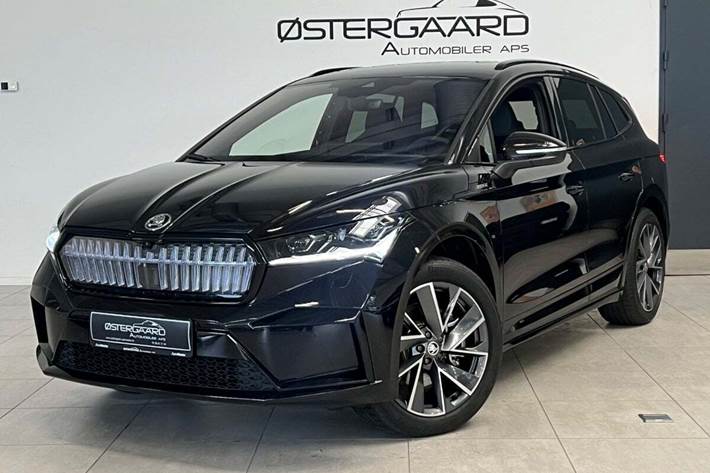 Sort Skoda Enyaq fra 2025