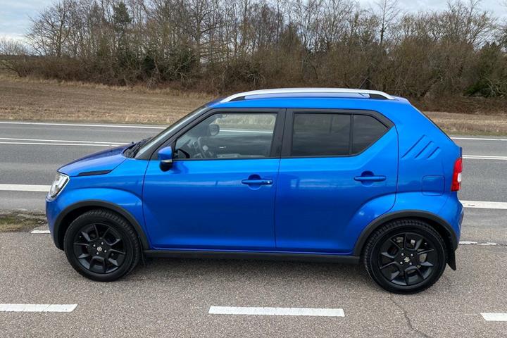 Blå Suzuki Ignis fra 2019