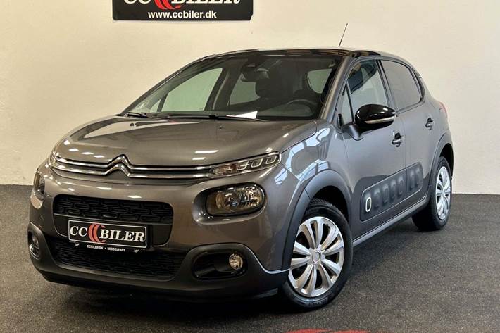 Grå Citroën C3 fra 2020 set udefra