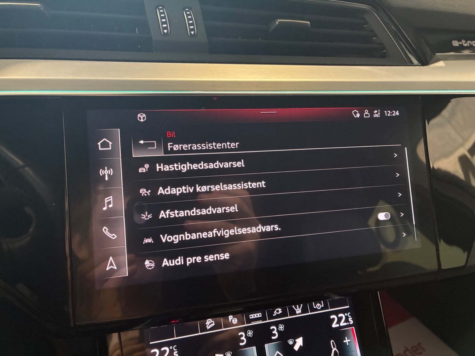 Sort Audi Q8 e-tron fra 2024