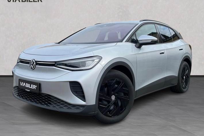 Sølv VW ID.4 fra 2025 set udefra