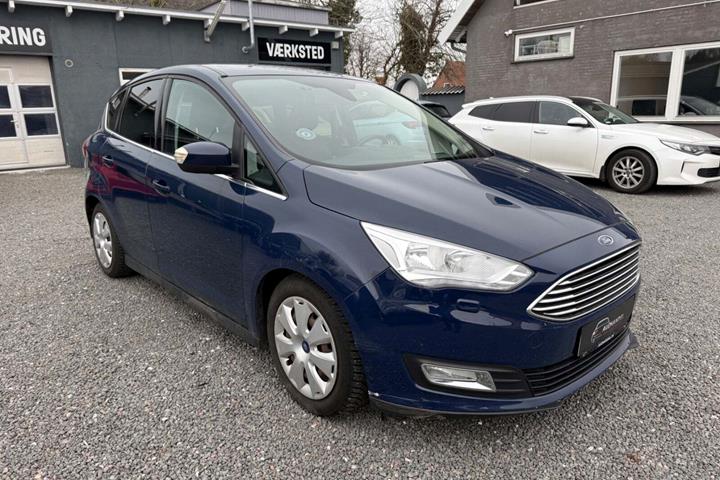 Blå Ford C-MAX fra 2017